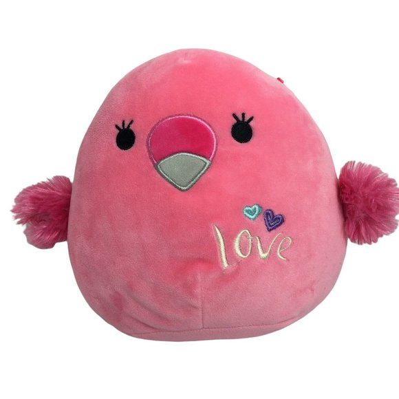 Kellytoy, Toys, Squishmallow Plush Flamingo Cookie 8 Pink Love Valentines  Day Stuffed Birds